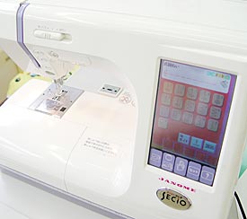 最新のコンピュータミシン