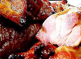 自家製「つるし焼豚」