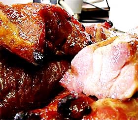 自家製「つるし焼豚」